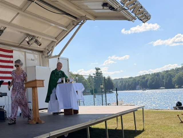 Outdoor Mass at Old Forge Pond